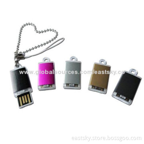 Customized Colorful Mini USB Flash Drive with Up to 32GB Memory Capacity